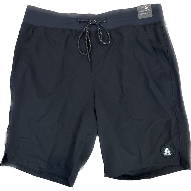 LOCALS CREW LYCRA & ELASTIC WAISTED 4-WAY STRETCH ACTIVE SHORT