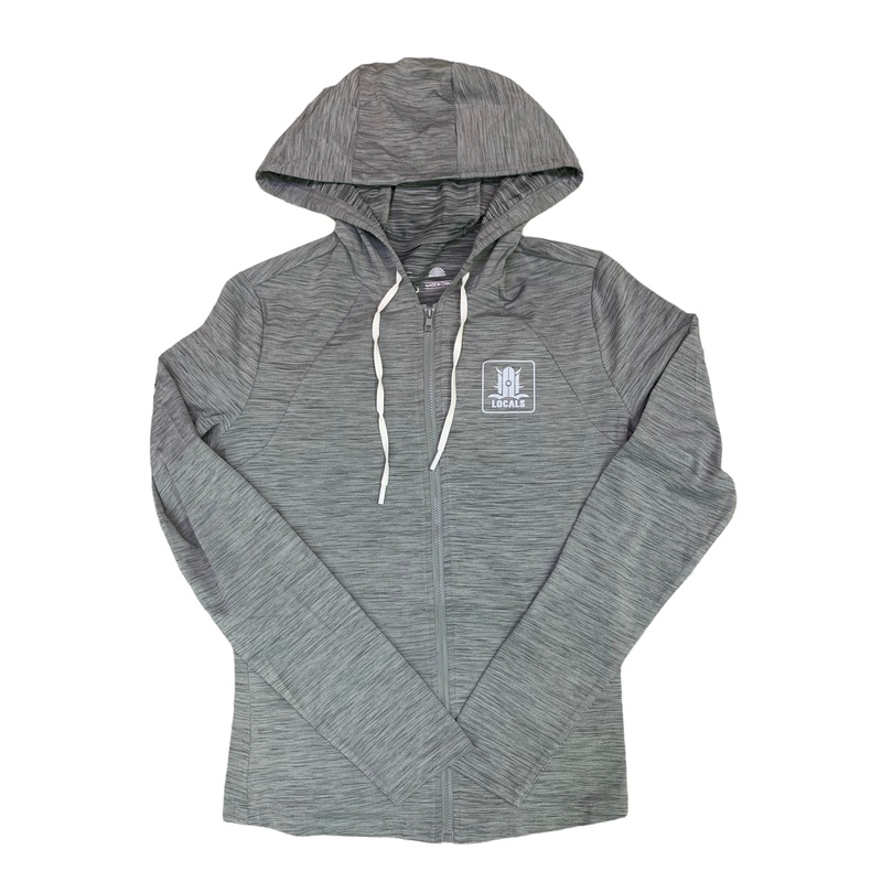 LOCALS WOMENS CABANA DAYS FRONT ZIP HODDIE UPF 50