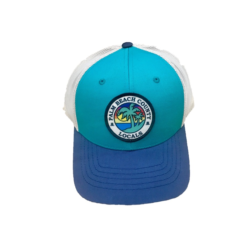 PALM BEACH COUNTY LOCALS KIDS CURVED BILL TRUCKER