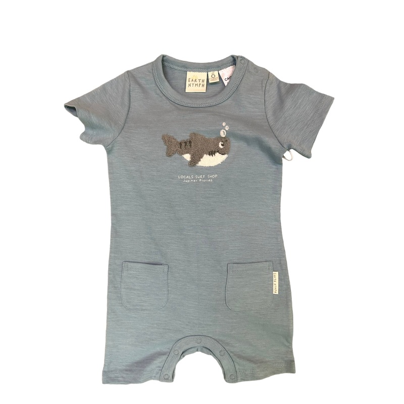 BABY BOYS PLAYSUIT - SHARK