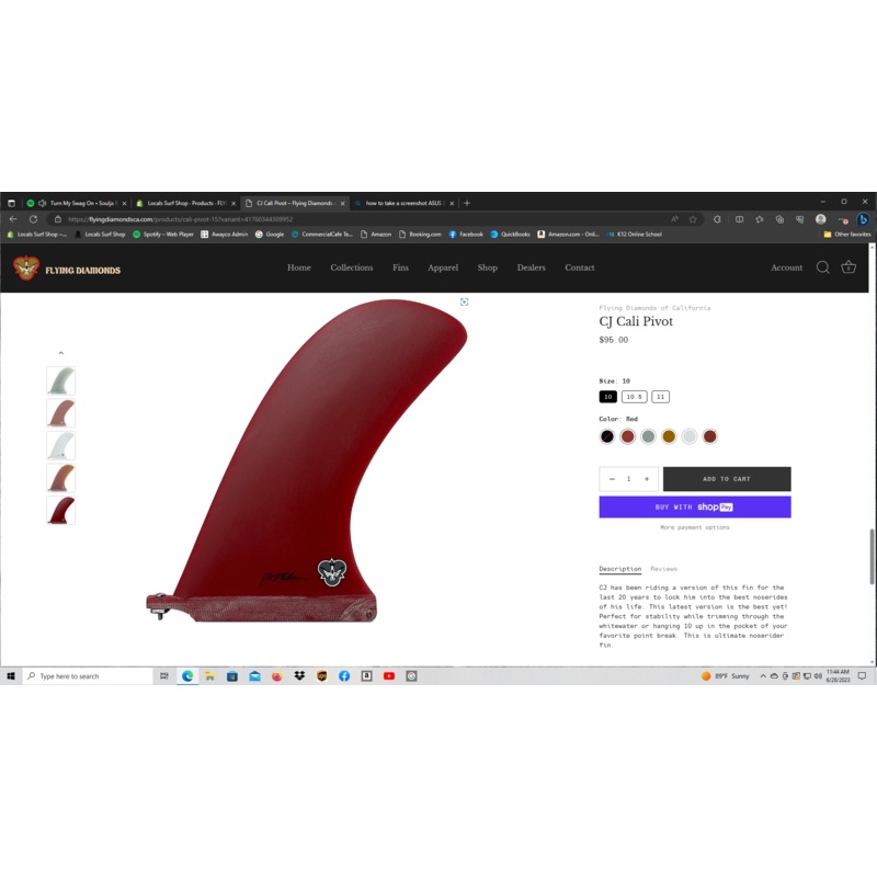FLYING DIAMONDS SURF FINS