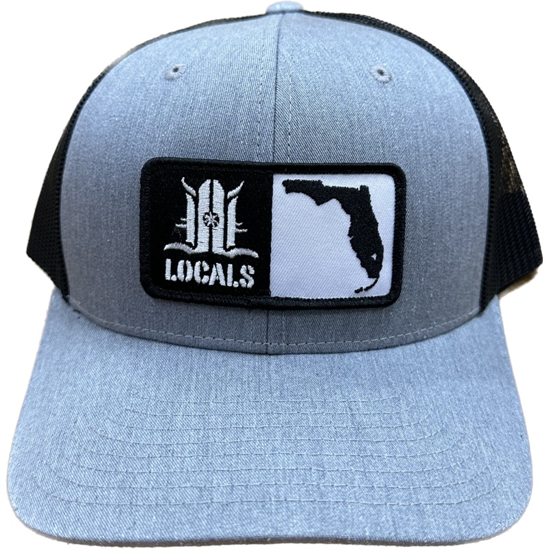 LOCALS FLORIDA BOARDERS CURVED BRIM TRUCKER