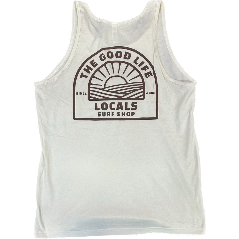 LOCALS GOOD LIFE SUN PATCH TANK NATURAL