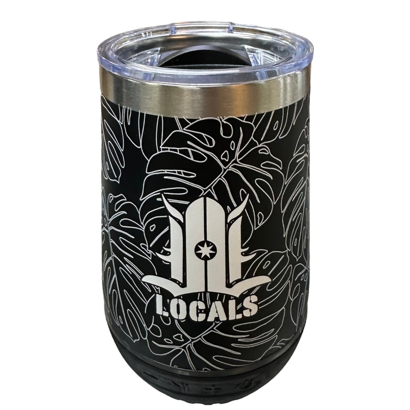 LOCALS KAHALA SPEAKER WINE TUMBLER - BLACK