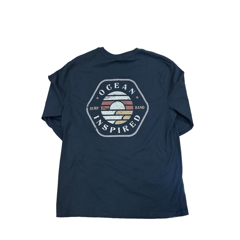 LOCALS MENS HEX WAVE L/S TEE