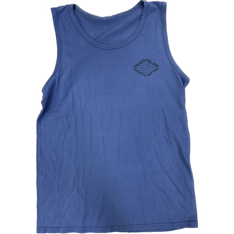 LOCALS NATURAL ELEMENTS GARMENT DYE TANK NAVY