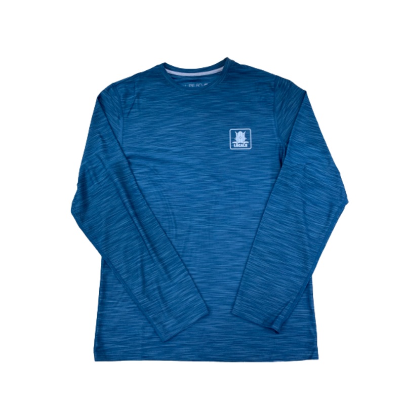 LOCALS SESSIONS L/S PREMIUM SUNSHIRT BLUE