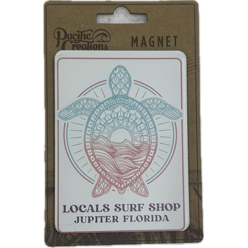 LOCALS SUNRISE TURTLE MAGNET