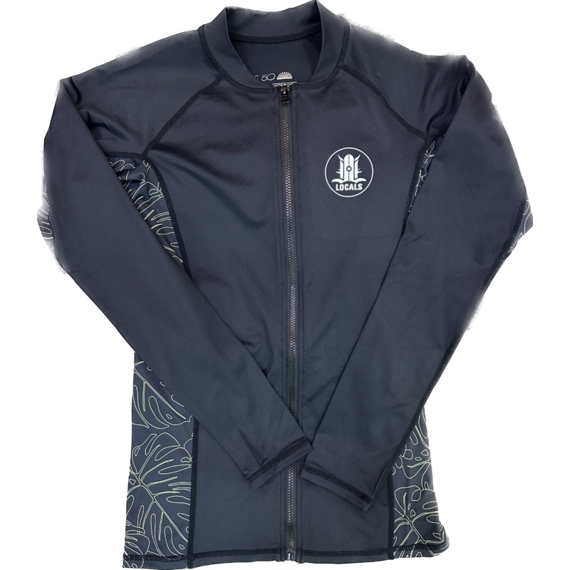 LOCALS WOMENS VERA FULL FRONT ZIP L/S LYCRA UPF 50