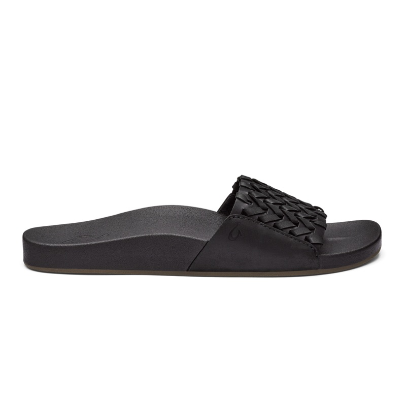 WOMENS OLUKAI KAMOLA BLACK / BLACK