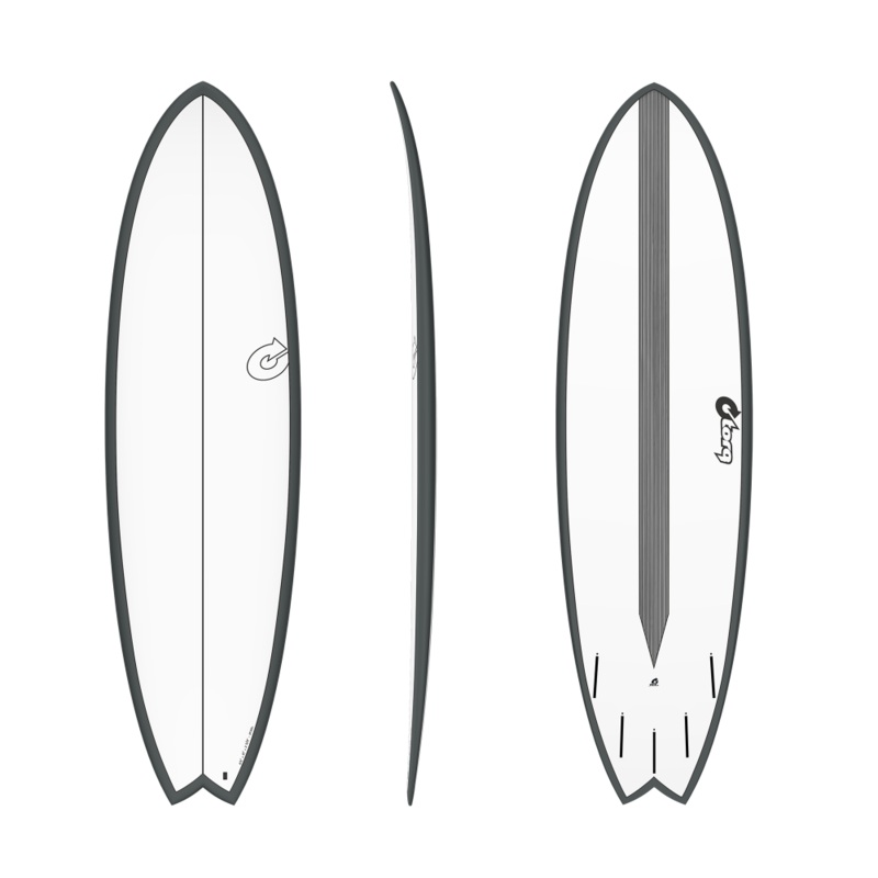 6'3 TORQ FISH 20 1/2 x 2 1/2 36L FUTURES (GRAPHITE RAILS)