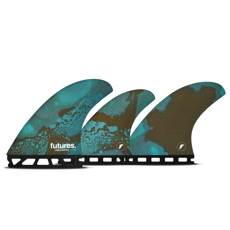 CHRISTENSON 5-FIN MEDIUM BLUE/BROWN