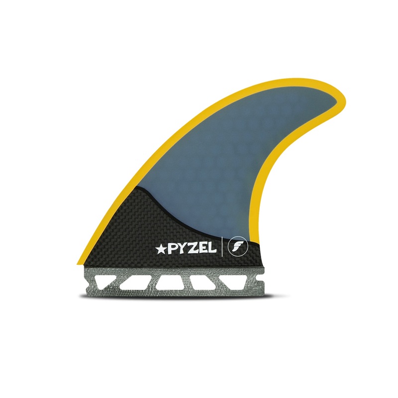 FUTURES PYZEL LARGE THRUSTER BLUE/YELLOW