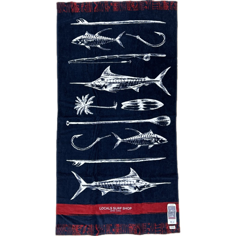 LOCALS COASTAL COLLECTION  BEACH TOWEL