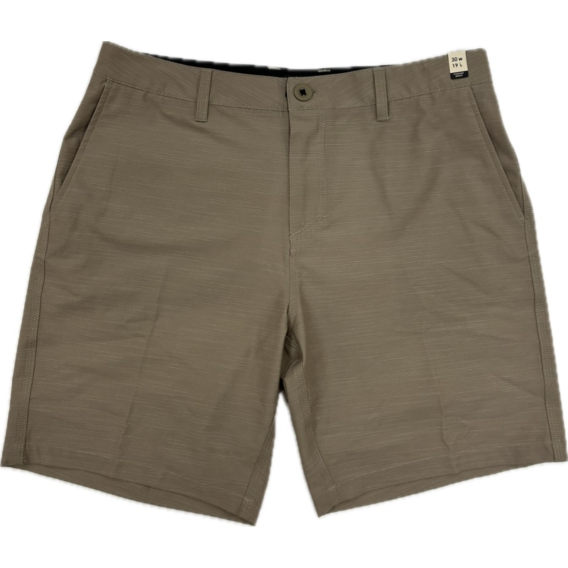 LOCALS HYBRID COASTLINE WALKSHORT 4 WAY STREATCH KHAKI