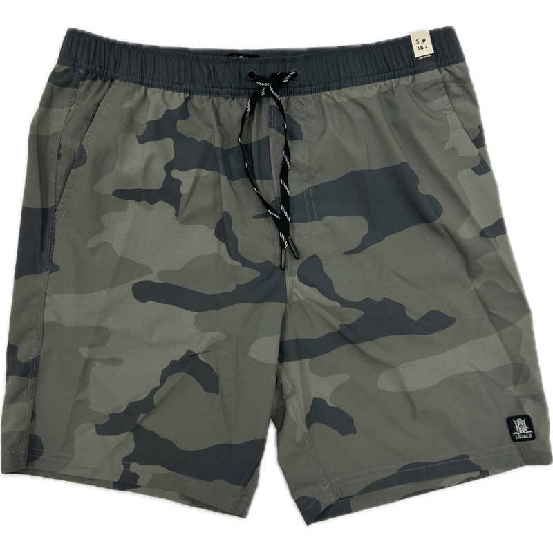 LOCALS LEVITATE LINED ELASTIC WAISTED ACTIVE SHORT