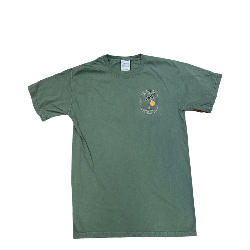 LOCALS SOLE PALM YOUTH TEE MILITARY GREEN