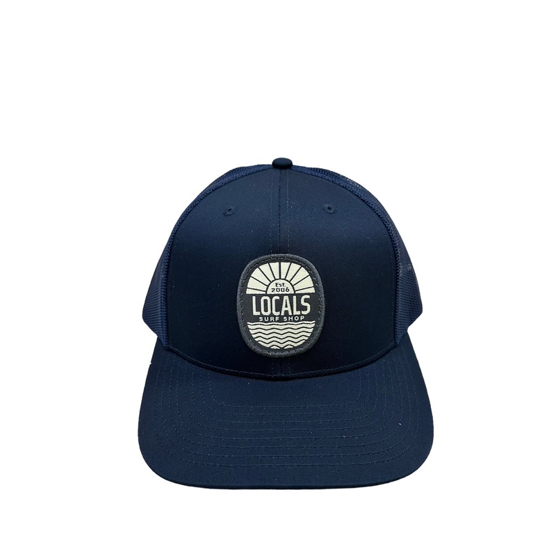 LOCALS SUN & WAVES CURVED BRIM TRUCKER