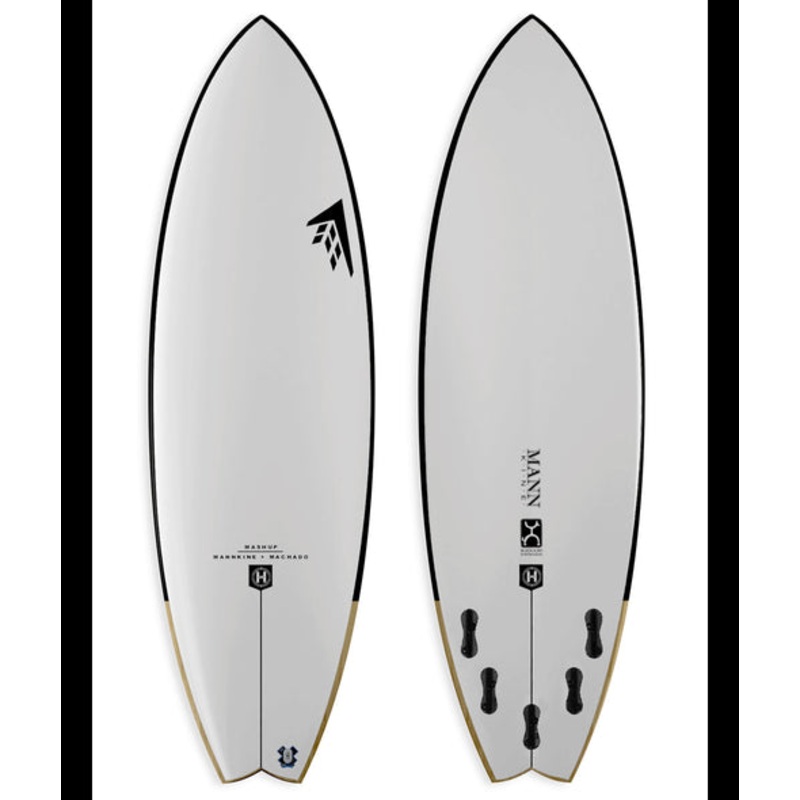 6'4 MASHUP 21" X 3 1/8" X 44.1L FCS II (WHITE RAILS)