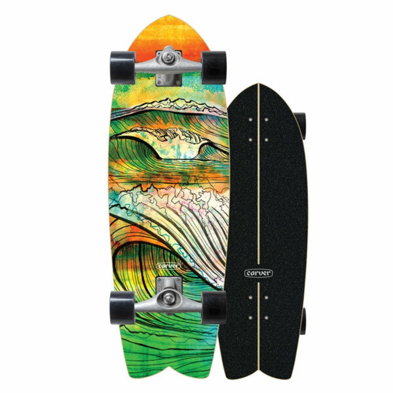 CARVER RAW C7 29.5" SWALLOW SURFSKATE COMPLETE