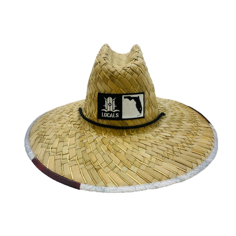 FLORIDA BOARDERS STATESIDE MAP STRAW HAT
