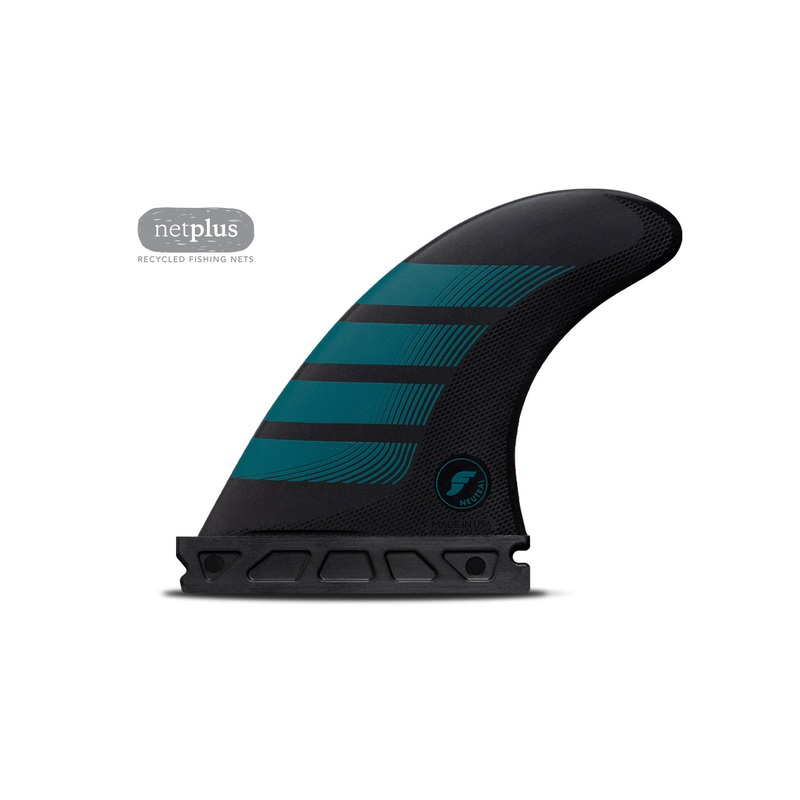 FUTURES F4 SMALL THRUSTER ALPHA CARBON AQUA