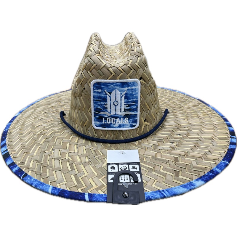 LOCALS EMERGE COBALT STRAW HAT