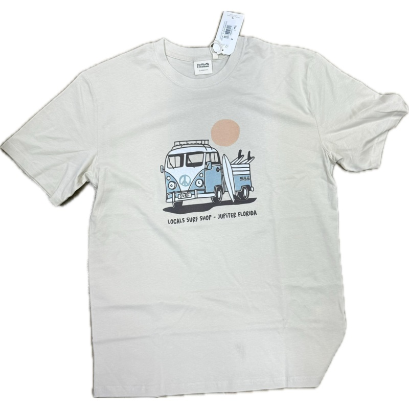 LOCALS MENS RETRO COMBI TEE SAND