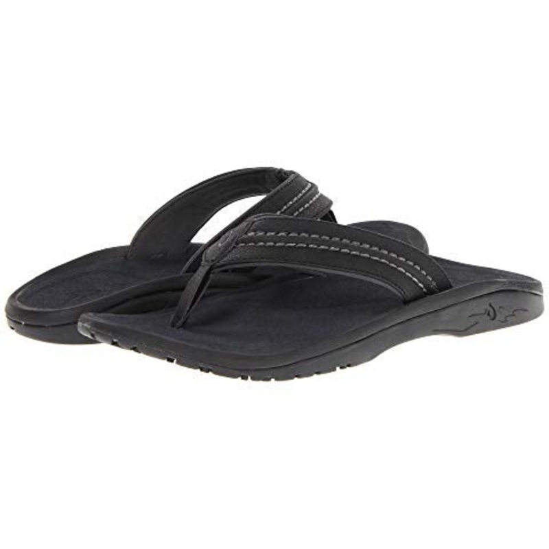 MENS OLUKAI HOKUA BLACK/ DK SHADOW