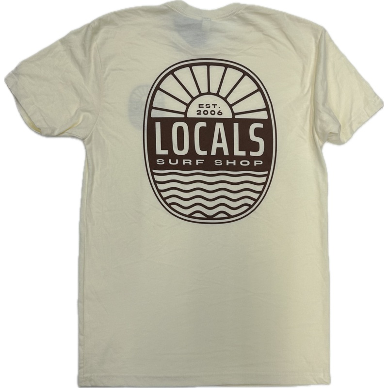 MENS SS SUN N WAVES SUEDED CREW NATRUAL