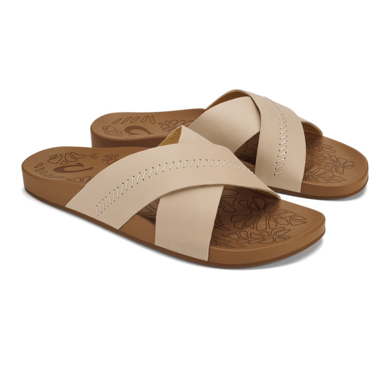 WOMEN'S OLUKAI KIPE'A OLU PUKA/TAN