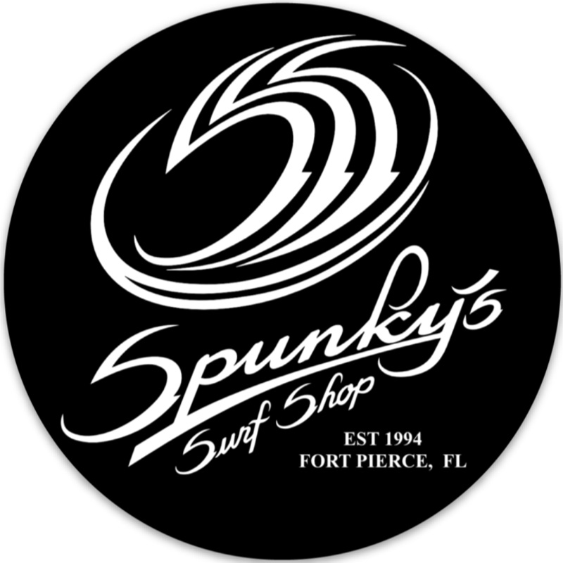 Spunky's Surf Shop - SSS est 1994 - 4" Sticker - Black