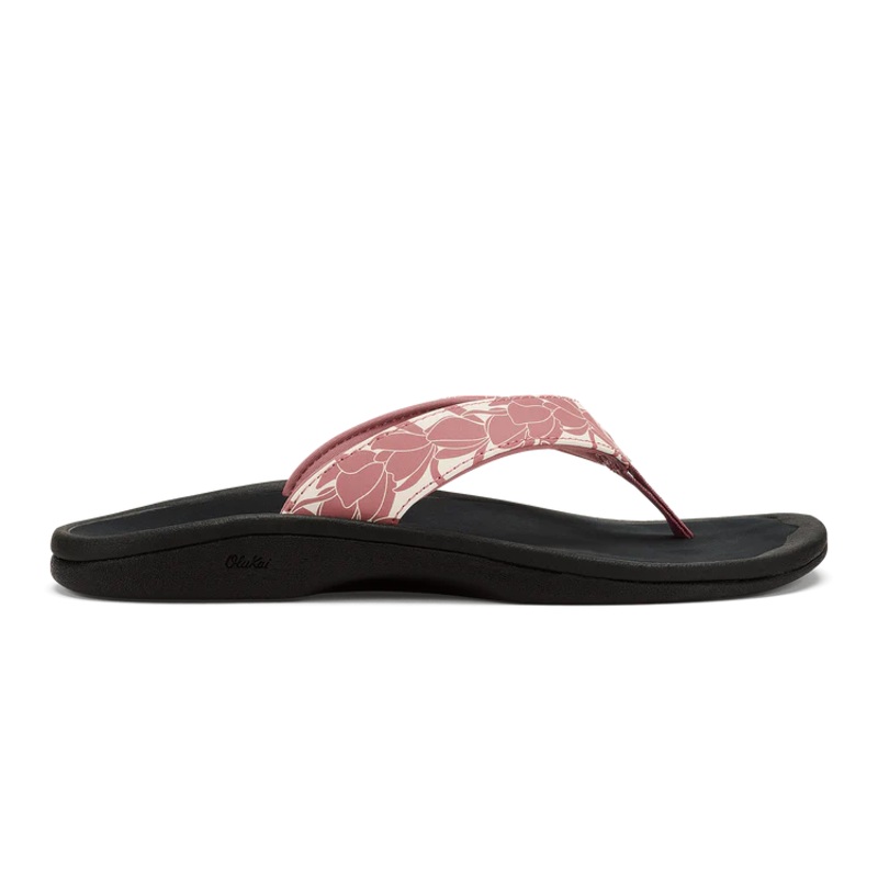 WOMENS OLUKAI 'OHANA-W CORAL ROSE /PA'I