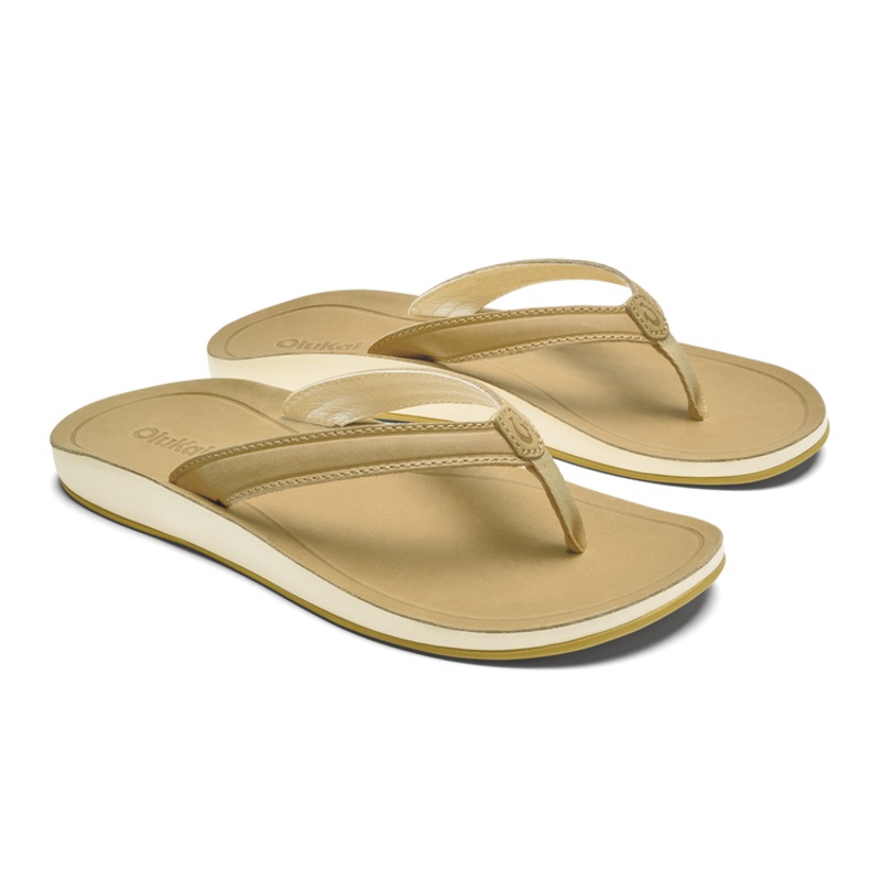 WOMENS OLUKAI SOUTHSHORE TOASTED COCONUT/TOASTED COCONUT