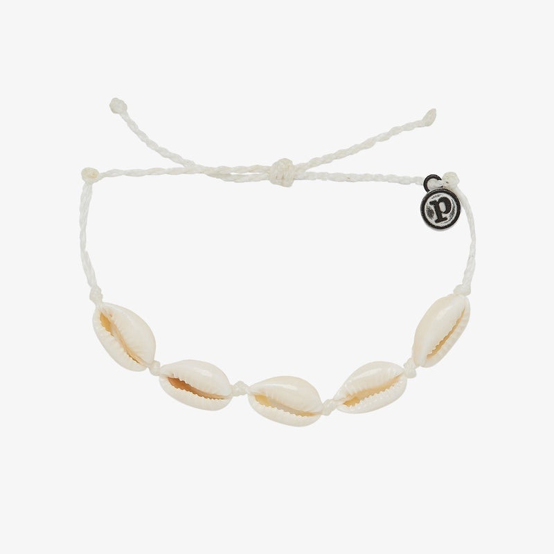 Pura Vida - Knotted Cowries Bracelet - White