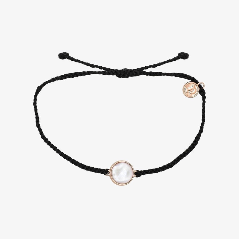 Pura Vida - Mother of Pearl RG Bracelet - Black
