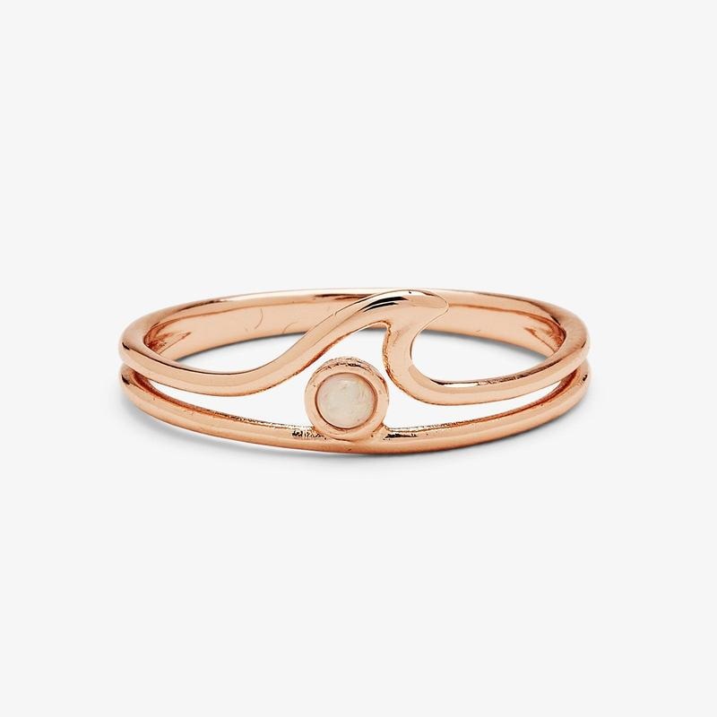 Pura Vida - Opal Wave Ring - Rose Gold