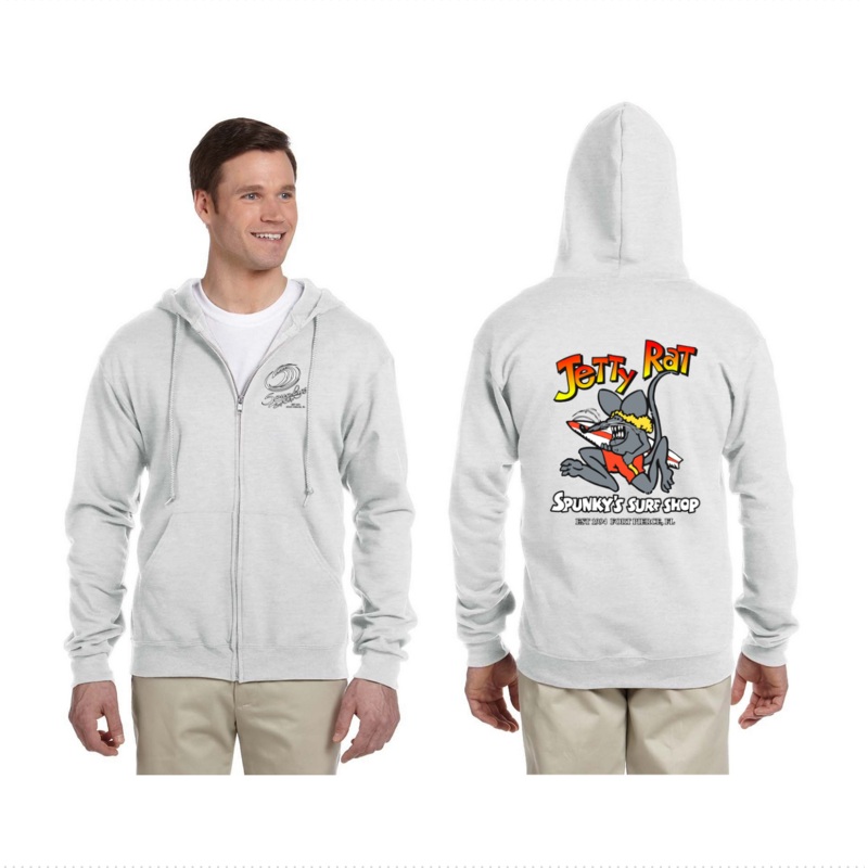 Spunky's - Full Zip Hoodie - Jetty Rat - Unisex