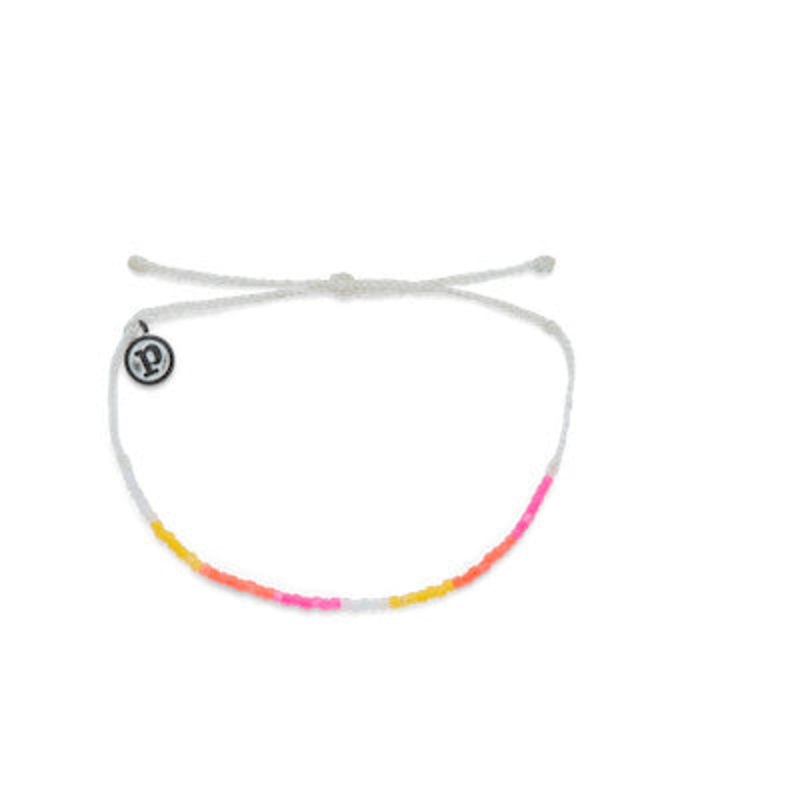 Pura Vida - Neon Ombre Seed Bracelet - Warm Shoreline