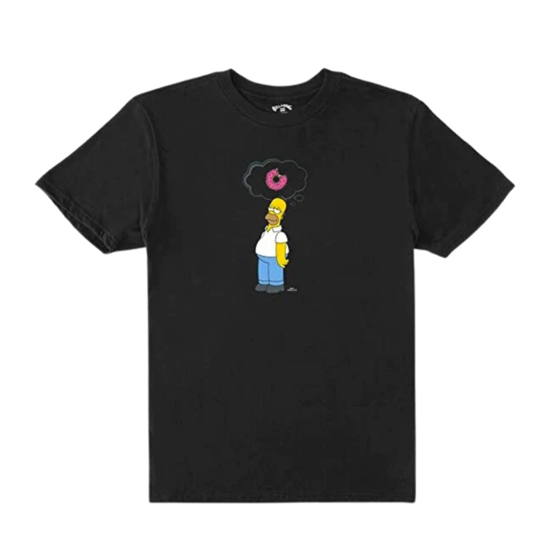 Billabong - The Simpsons Donut Organic Short Sleeve - T-Shirts - Mens
