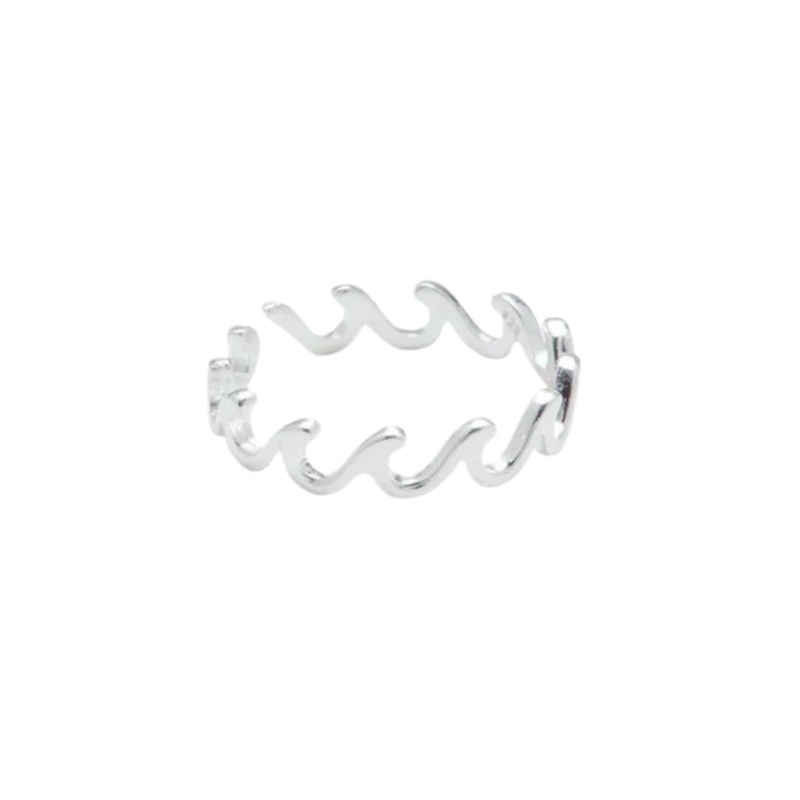 Pura vida - Wave Band Toe Ring