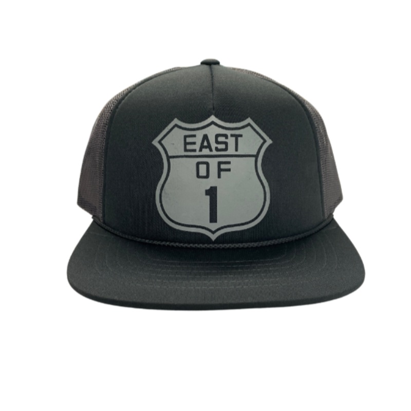 East of 1 - Trucker Hat - Grey
