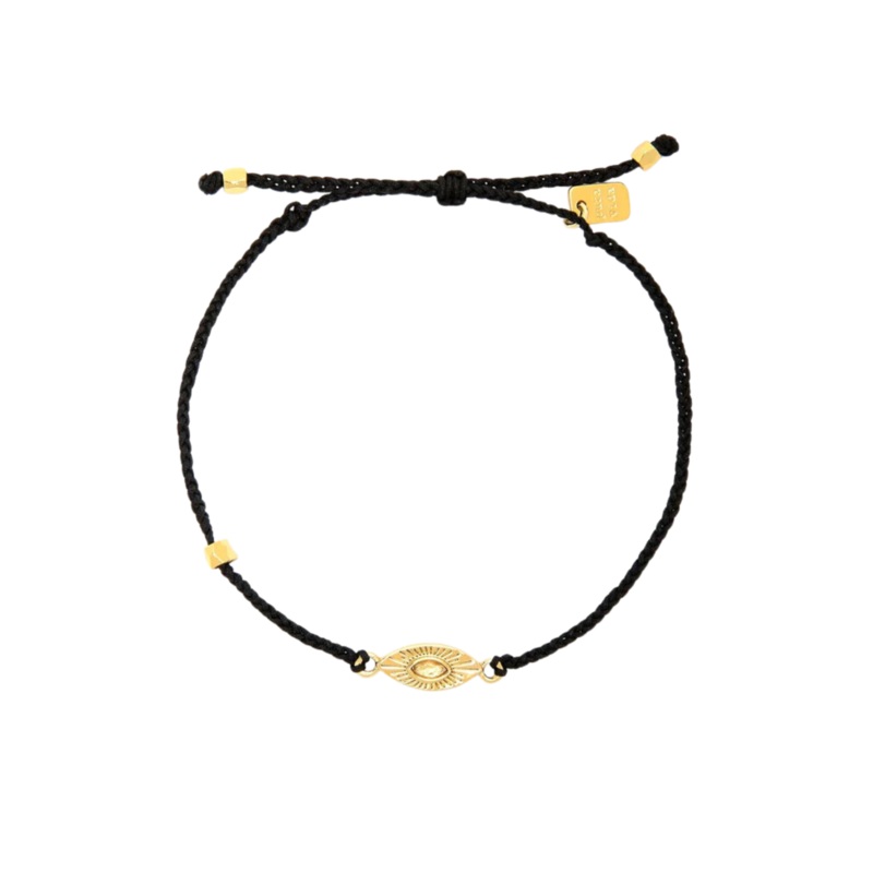 Pura Vida - Sunburst Eye Charm Gold Bracelet