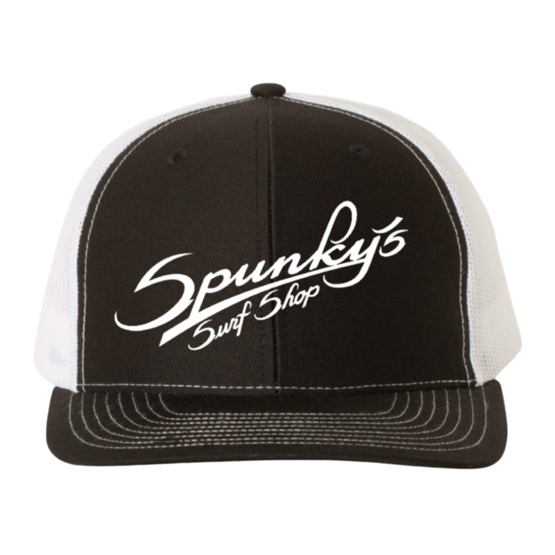 Spunky's - Black Trucker - Hat - Spunky's Embroidery