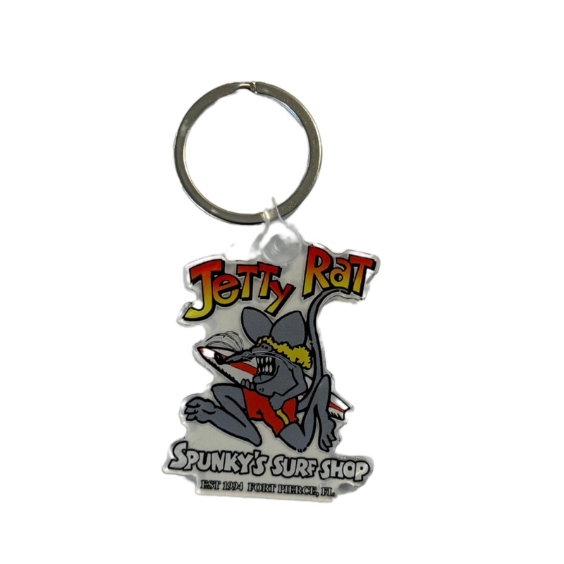 Spunky's Surf Shop - Jetty Rat - Key Chain