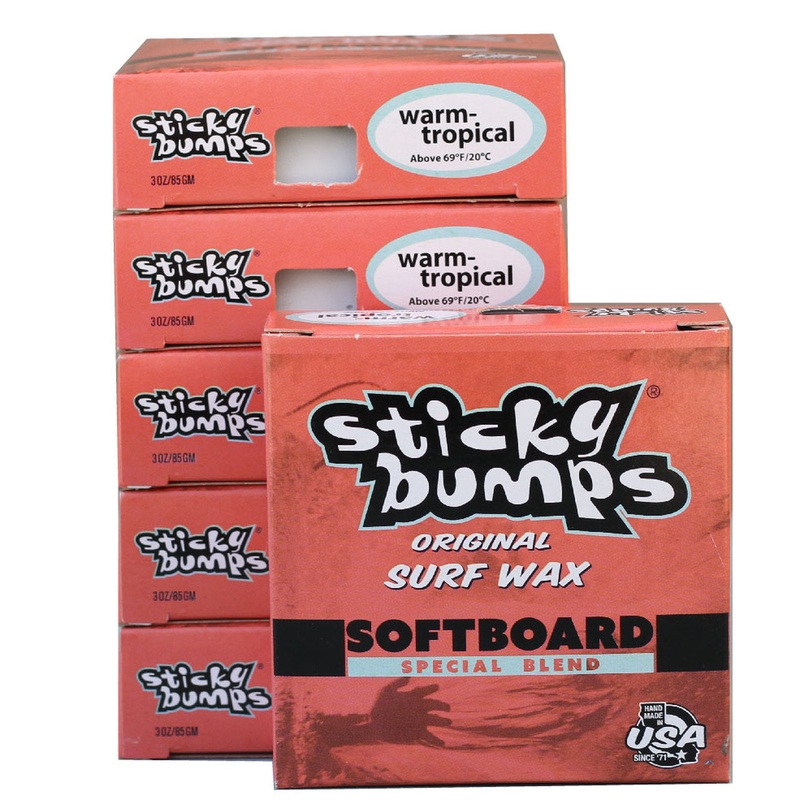 Sticky Bumps - Softboard wax - Warm Tropical