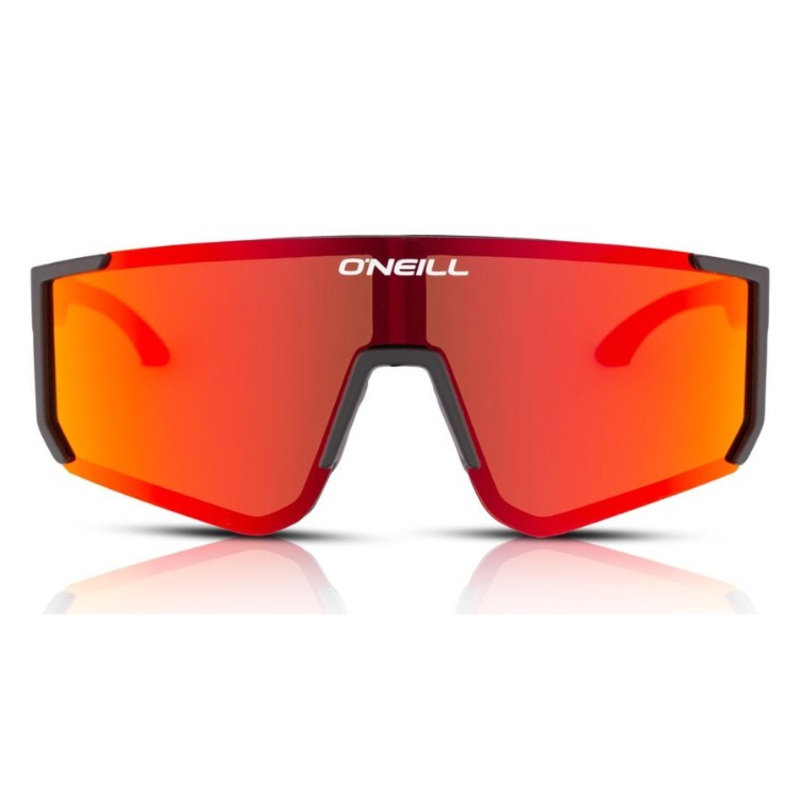 O'Neill 9038 - 2.0 Matte Black Red Mirror Sunglasses Men