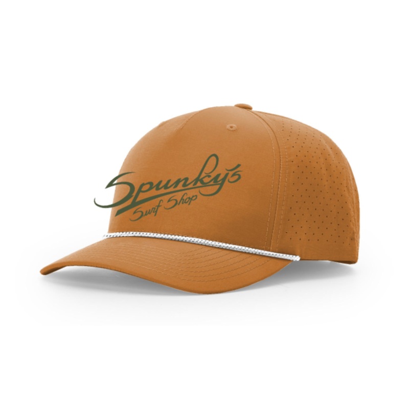 Spunky's - Clay/White Rope Nautical Trucker - Hat - Spunky's Embroidery