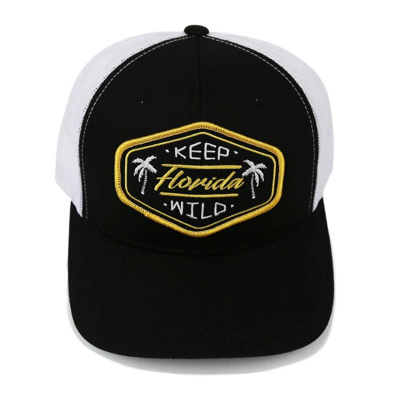 Sunshine State - Keep Florida Wild - Hat - Black & White
