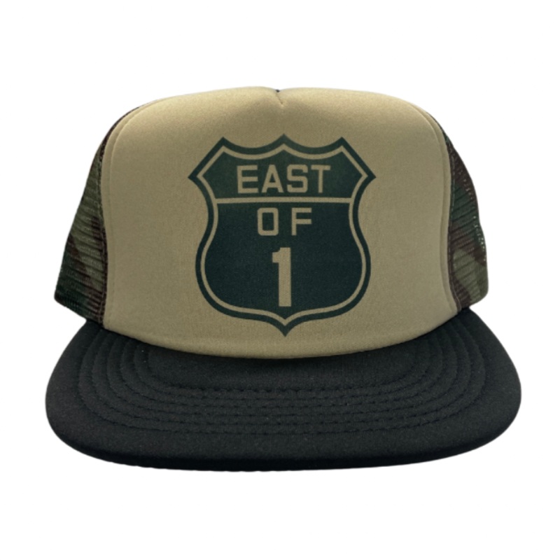 East of 1 - Trucker Hat - Camo